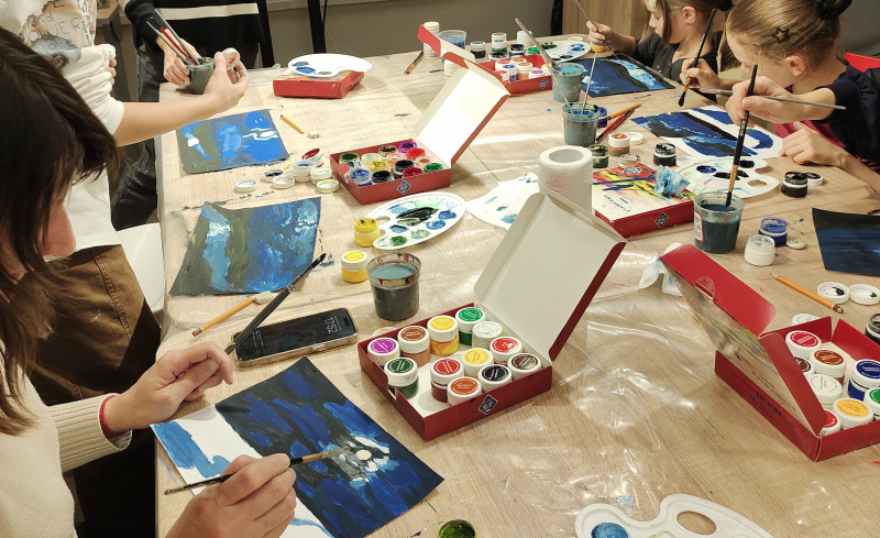 Мастер-класс «Иллюзия света: Лунная ночь»